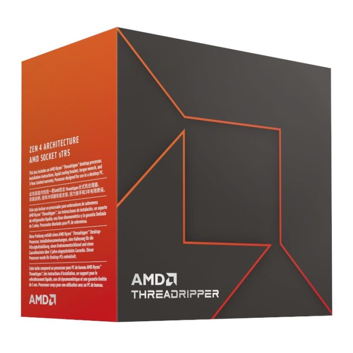 AMD RYZEN Threadripper 7960WX 24-Core 4.2GHz sTR5 CPU - Image 2