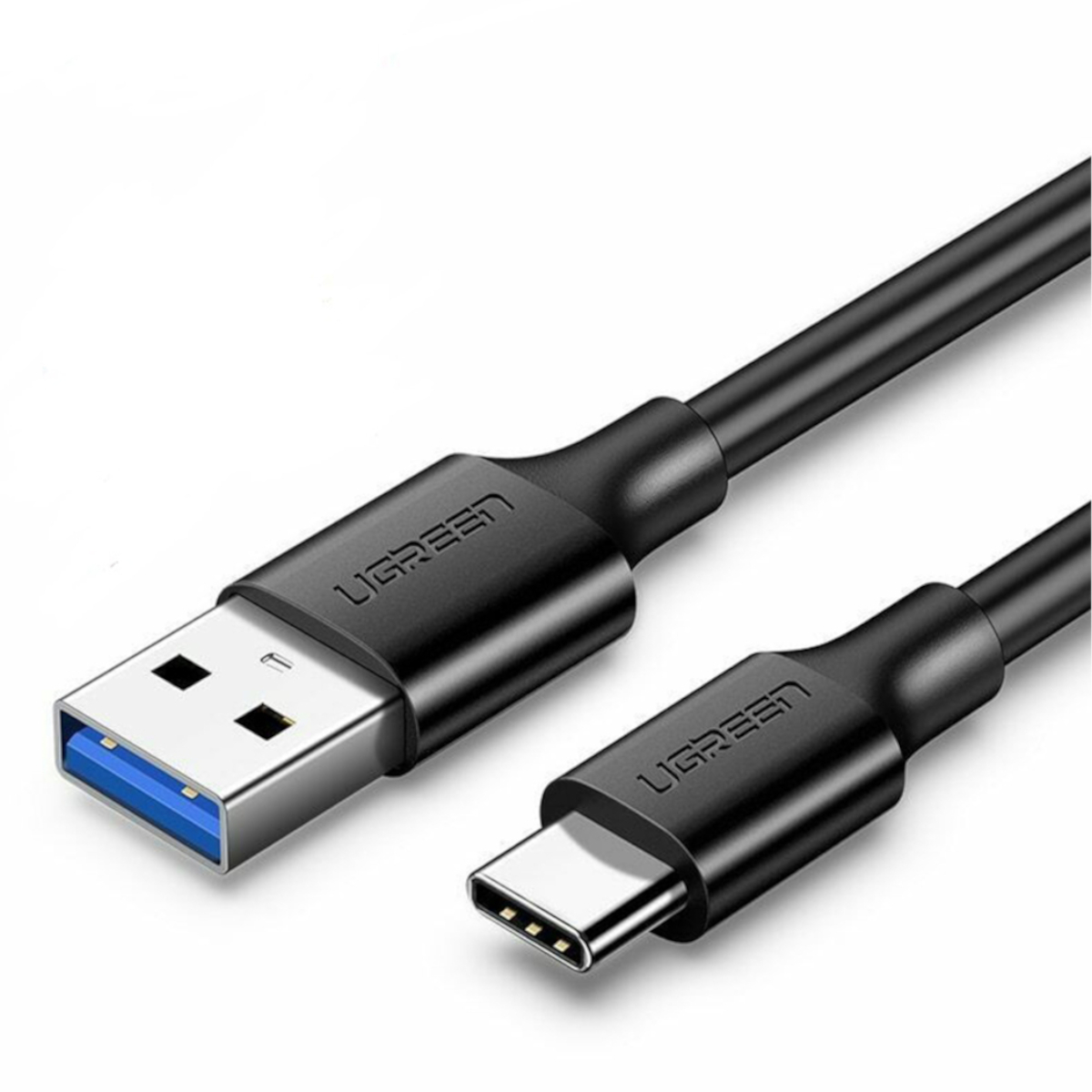 6957303828821_US184-20882.jpg UGREEN Type-C to USB 3.0 Cable 1m – Fast Charging 3A, 5Gbps Sync – Black - Image 1