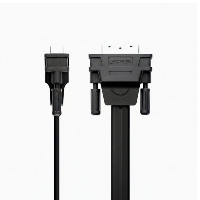 UGREEN DVI-D 24+1 to VGA Active Video Adapter (Male to Female) – Black - Image 4
