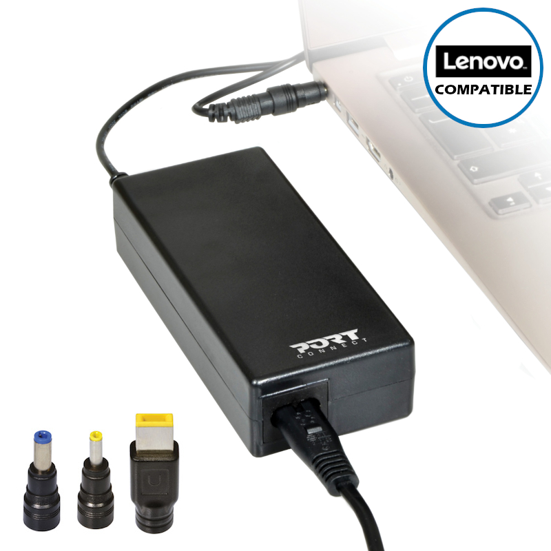 900093-LE_wr_01.jpg Port Connect 65W Notebooks Adapter Lenovo - Image 1