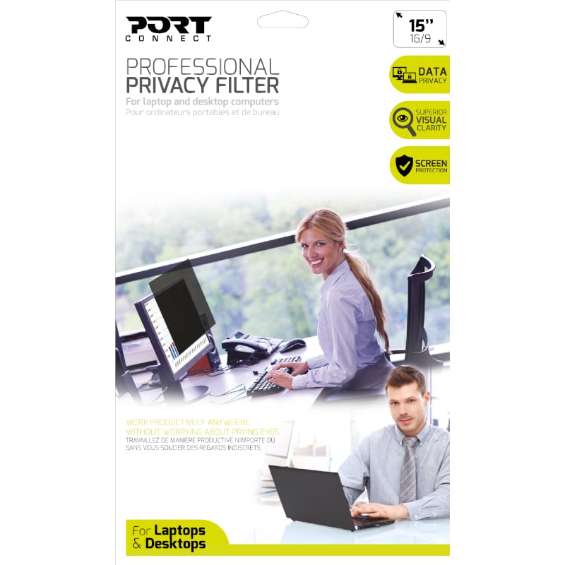 900263_wr_01.jpg Port Designs Privacy Filter 2D 15.6" Touch Laptop - Image 1