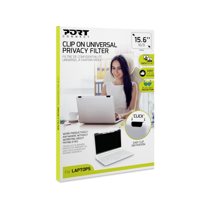 900333_wr_01.jpg Port Connect 2D Clip On Universal Privacy Filter 15.6" - Image 1