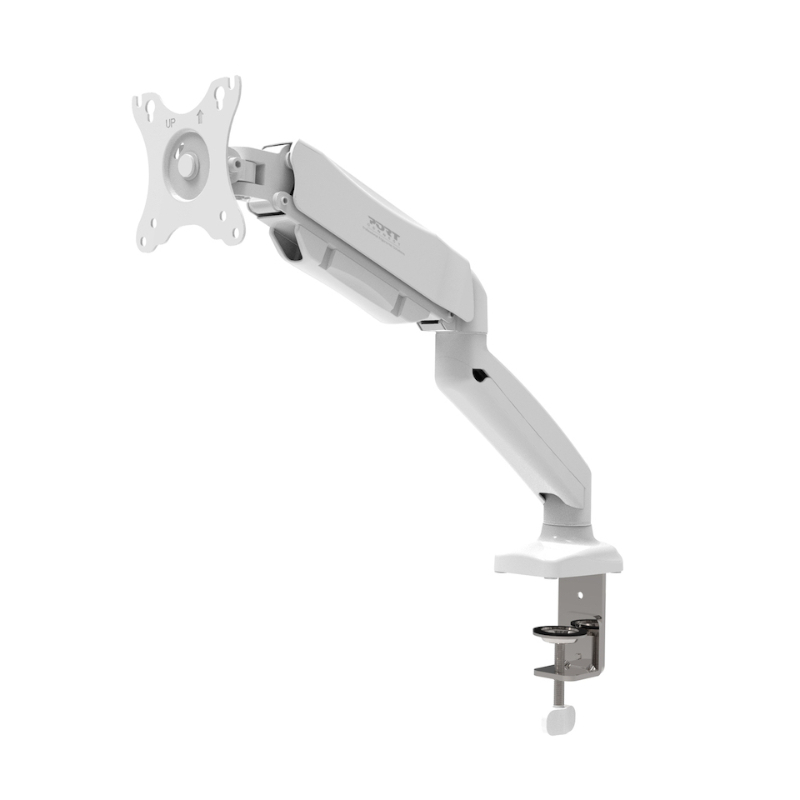 901110_wr_01a.jpg PORT Monitor Arm VESA Single Screen - White - Image 1