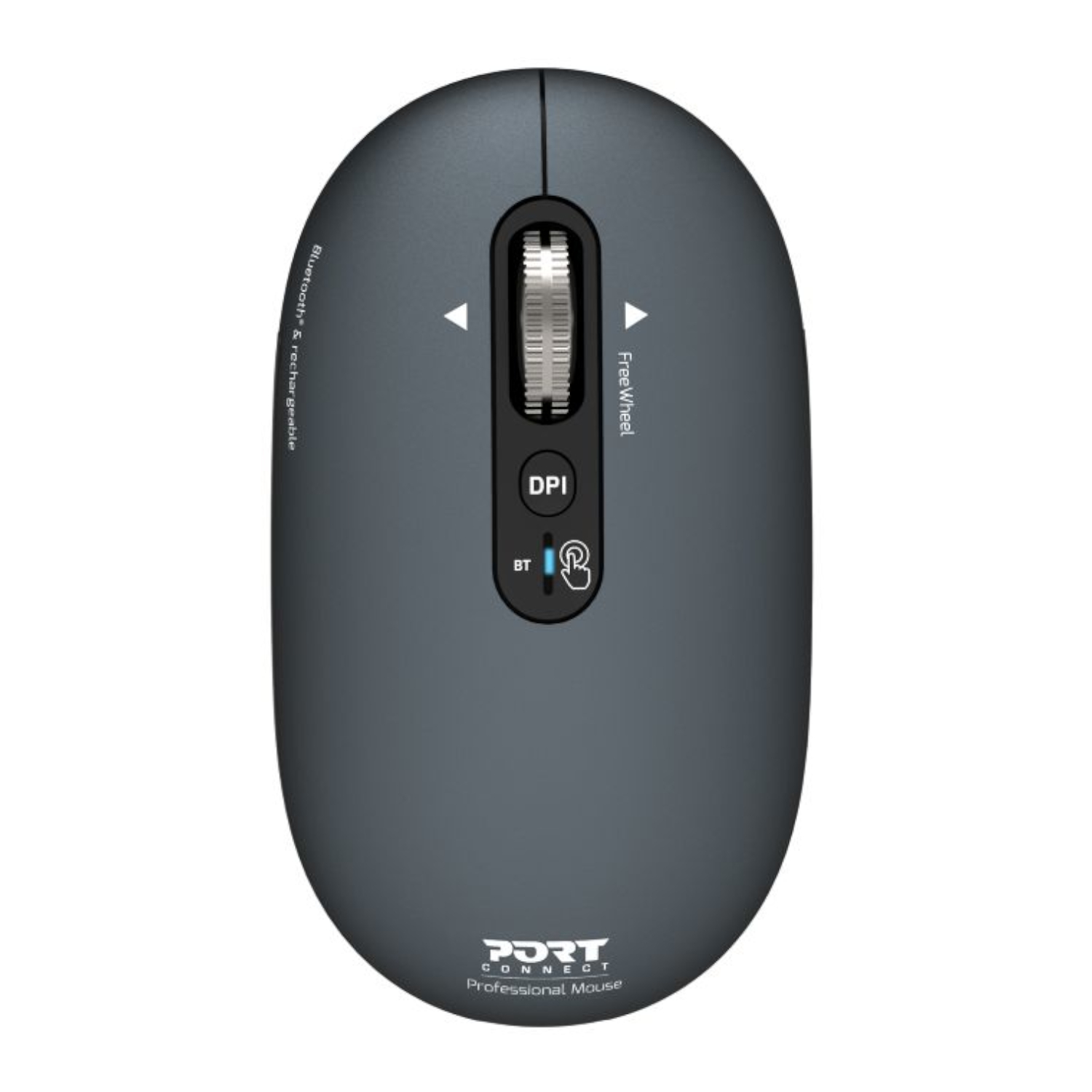 910501_Port-Connect-PURE-MAC-Rechargeable-Wireless-Bluetooth-Mouse-Shadow_wr_01.jpg Port Connect PURE MAC Rechargeable Wireless and Bluetooth Mouse - Shadow - Image 1