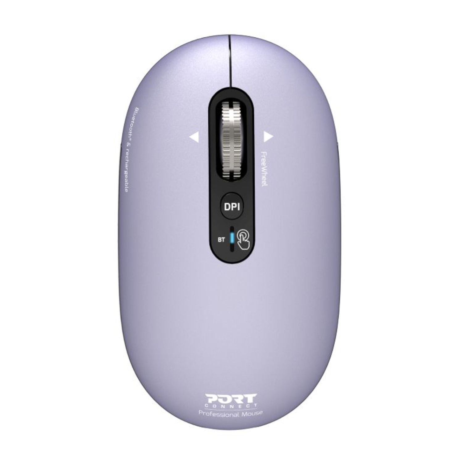 910502_Port-Connect-PURE-MAC-Rechargeable-Wireless-Bluetooth-Mouse-Iris_wr_01.jpg Port Connect PURE MAC Rechargeable Wireless and Bluetooth Mouse - Iris - Image 1