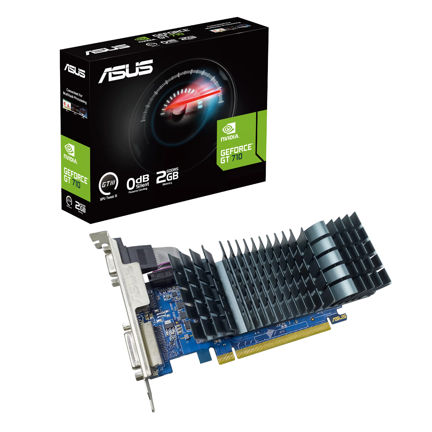 ASUS_GT710-SL-2GD5-BRK-EVO_wr_01a.jpg Asus GeForce GT 710 2GB GDDR5 EVO Graphics Card - Image 1