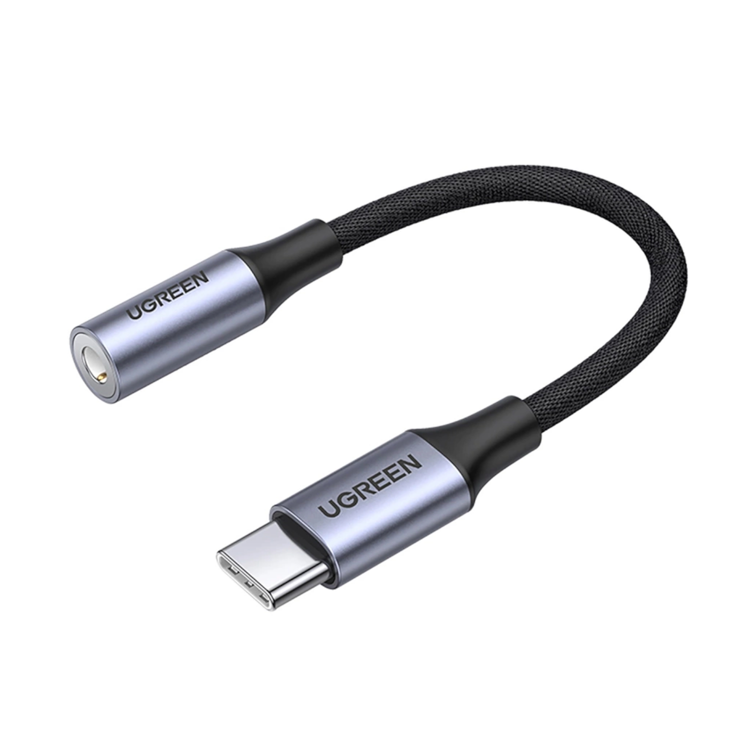 AV161-80154_UGreen-USB-Type-C-to-3.5mm-10cm-Adapter-Grey_wr_02.jpg UGREEN AV161 USB Type-C to 3.5mm 10cm Adapter - Image 1