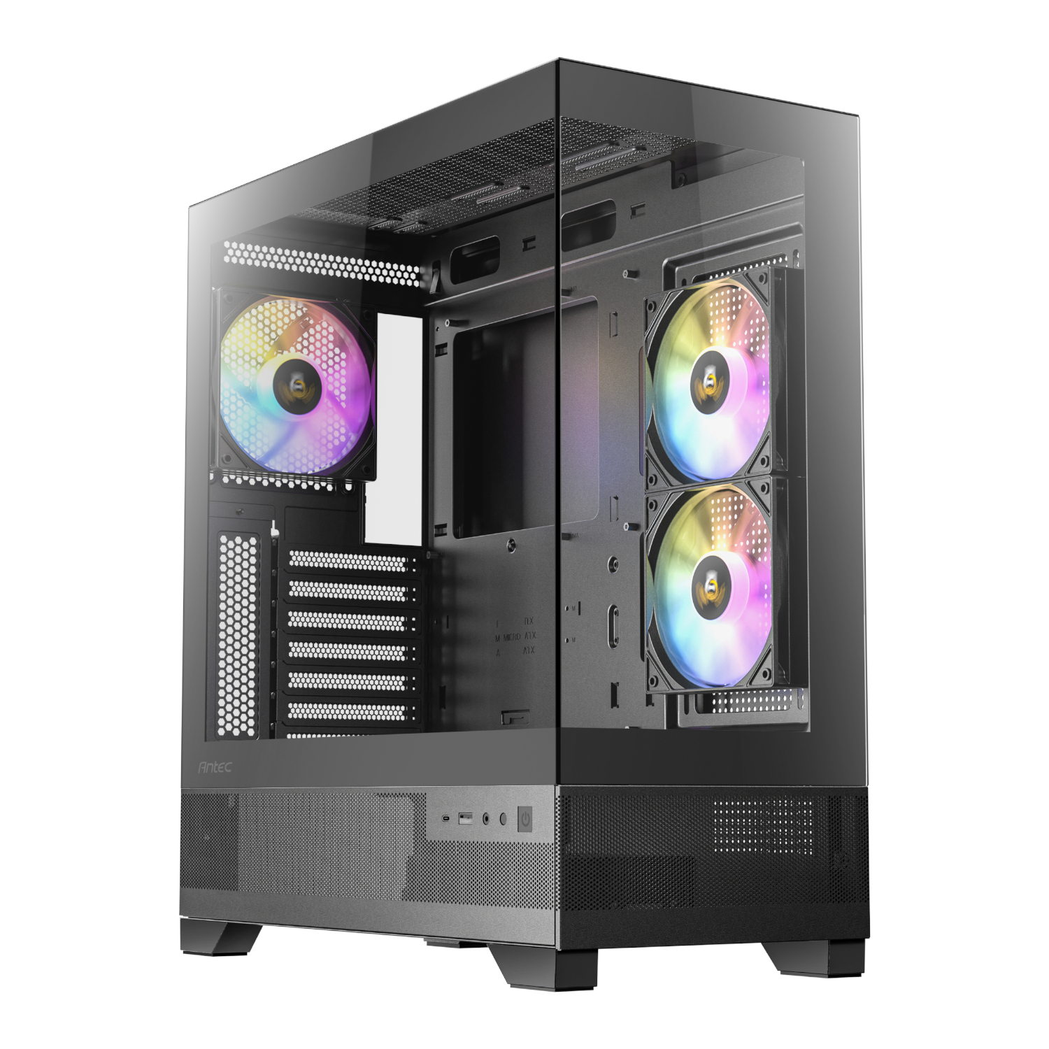 Antec_CX700-ARGB-B_wr_01a-1.jpg Antec CX700 ARGB ATX | Micro-ATX | ITX ARGB Mid-Tower Gaming Chassis - Black - Image 1