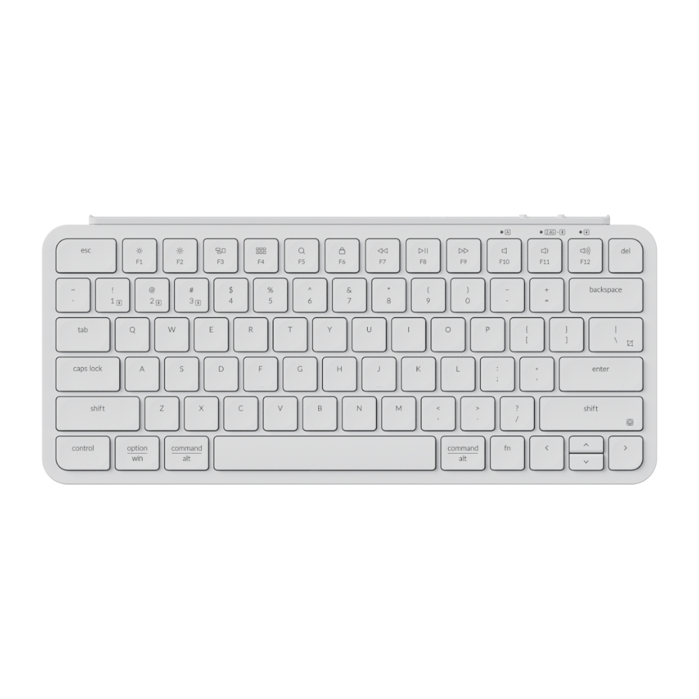 B1P-K8_wr_01a.jpg Keychron B1 Pro Ultra-Slim 75% Wireless Keyboard - Ivory White - Image 1