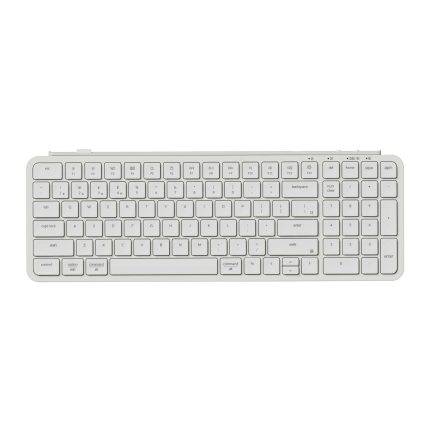 Keychron B2 Pro Ultra-Slim 96% Wireless Keyboard - Ivory White