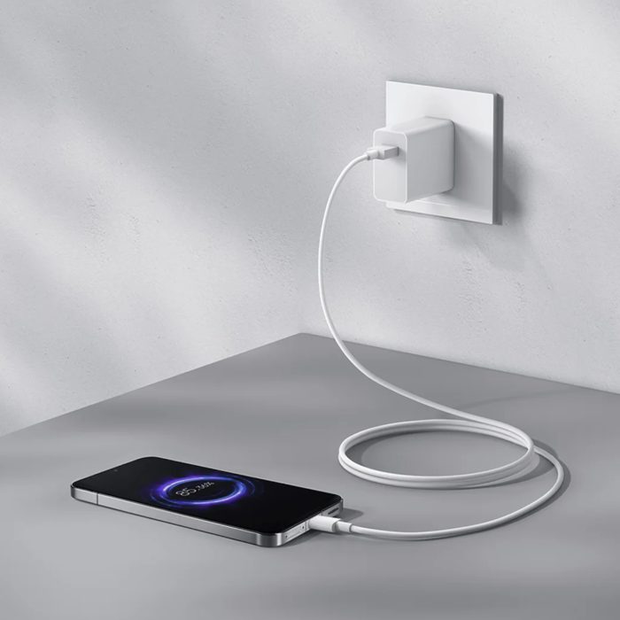 Xiaomi 3A USB-A to USB Type-C Cable 1M - White - Image 3