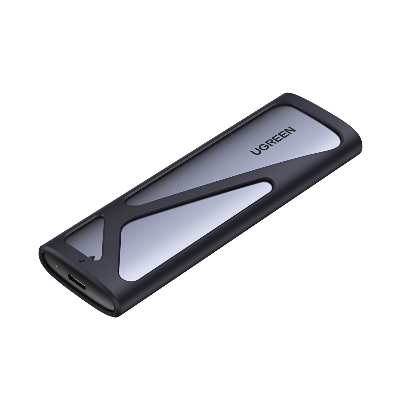 CM400-90264_Ugreen-CM400-90264-M.2-NVMe-SATA-SSD-Enclosure_wr_01a.jpg UGREEN CM400-90264 M.2 NVME/SATA SSD Enclosure (10Gbps) - Silver - Image 1