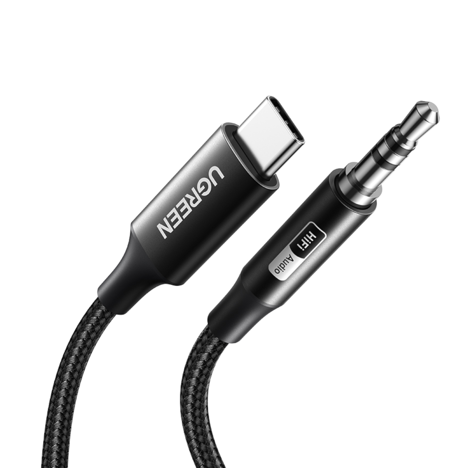 CM450-65102_UGreen-USB-Type-C-to-3.5mm-AUX-Audio-Cable-2M-Black_wr_01.jpg UGREEN USB Type-C to 3.5mm AUX Audio Cable 2M - Black - Image 1