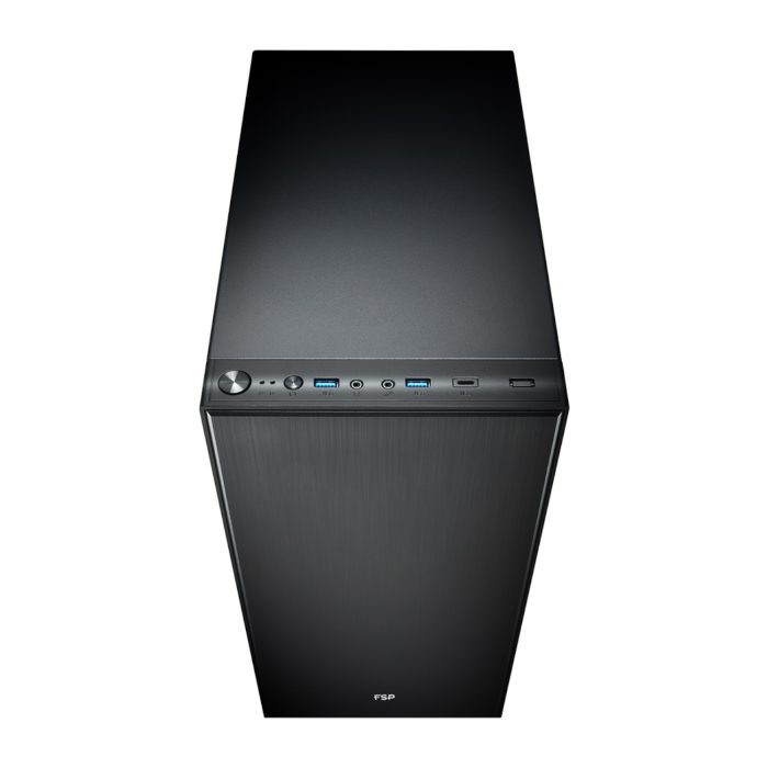 FSP CMT223S ATX Mid Tower Chassis - Black - Image 3