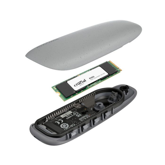 Asus Cobble M.2 SSD Type-C Enclosure and Crucial E100 1TB NVMe Bundle - Grey - Image 5