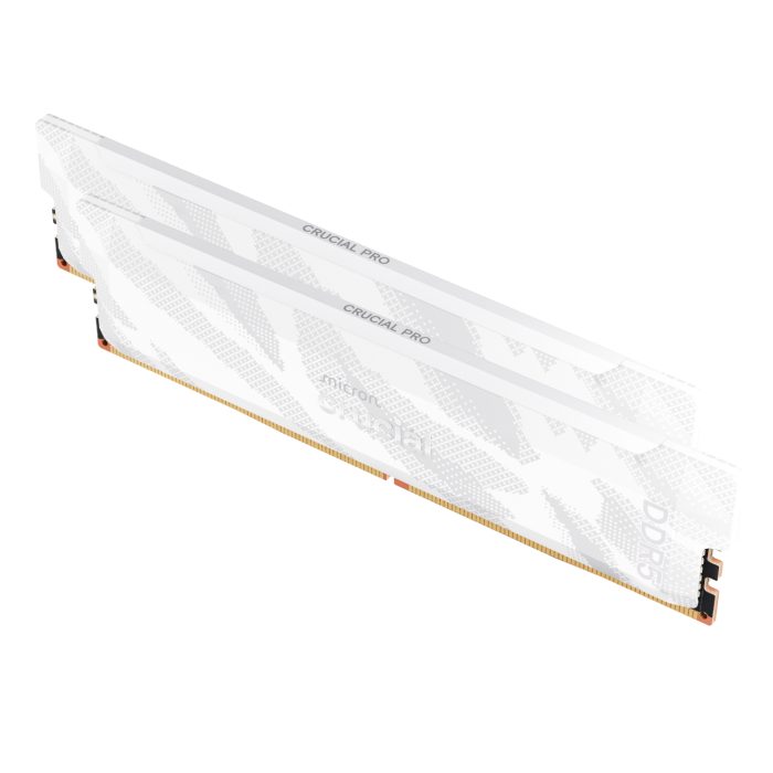 Crucial Pro Overclocking DDR5-6400 32GB Desktop Gaming Memory Kit (16GB x 2) – White - Image 2