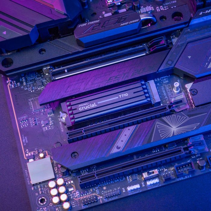 Crucial T710 1TB M.2 NVMe Gen5 NAND SSD with Heatsink - Image 6