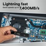 Crucial T500 4TB M.2 NVMe Gen4 NAND SSD - Image 3