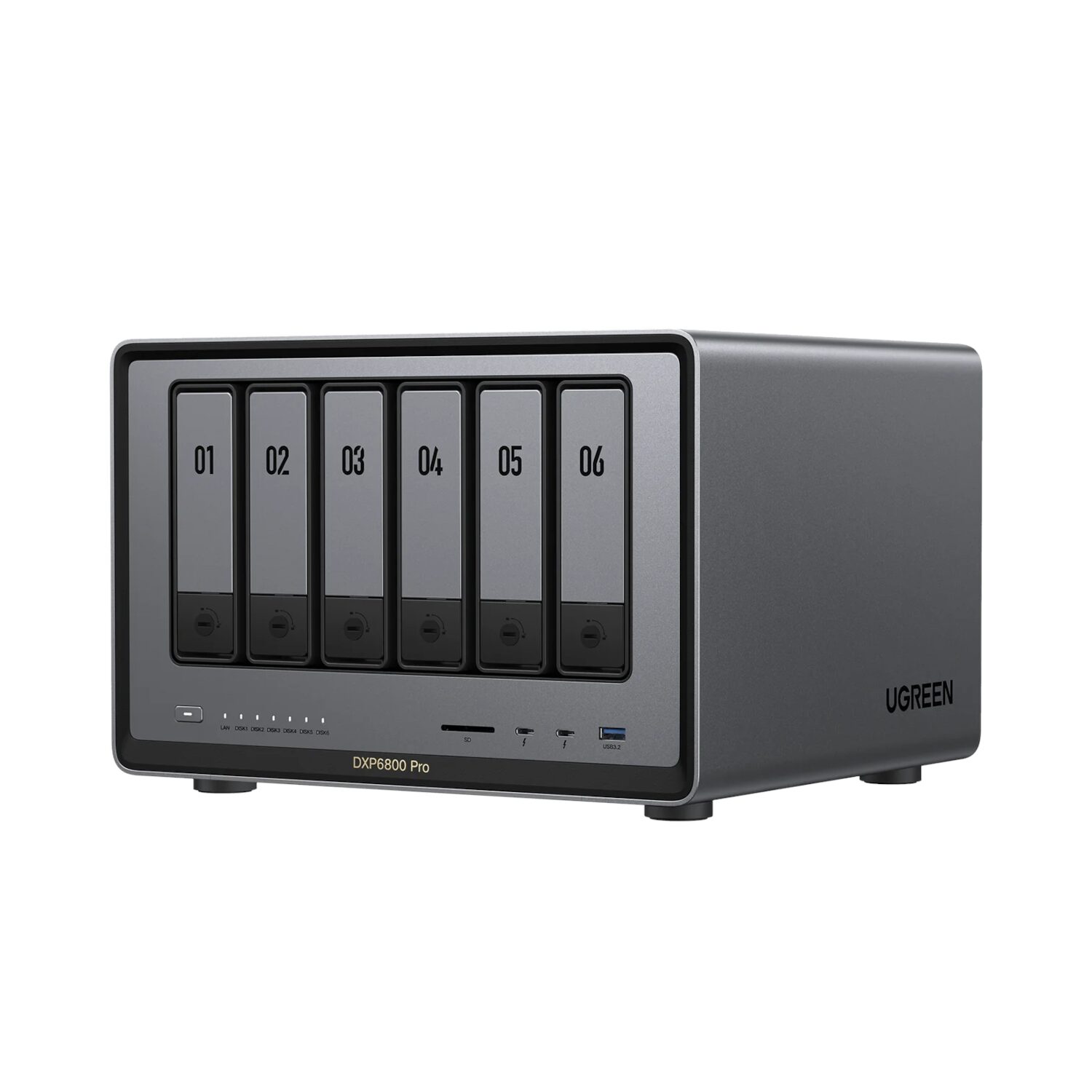 DXP6800PRO-25899B-WR-01.jpg UGREEN NASync DXP6800 Pro 6-Bay NAS - Image 1