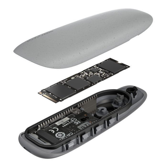 Asus Cobble M.2 SSD Enclosure - Grey - Image 6