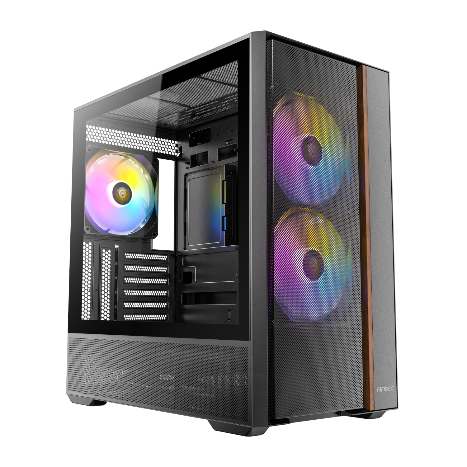 FLUX-REAR_Antec-FLUX-Rear-ARGB-ATX-Mid-Tower-Gaming-Chassis-Black_wr_01a.jpg Antec FLUX Rear ARGB ATX Mid Tower Gaming Chassis - Black - Image 1