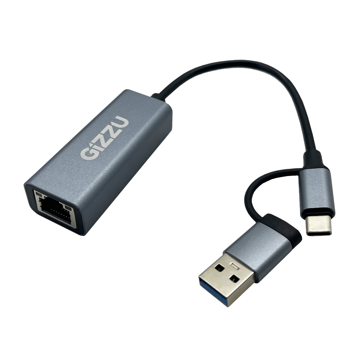 GAPCGB_Gizzu-Gizzu-USB-to-Gigabit-1000Mbps-Adapter-Grey_wr_01a.jpg Gizzu High Speed Type-C/A to Gigabit Adapter Poly - Image 1