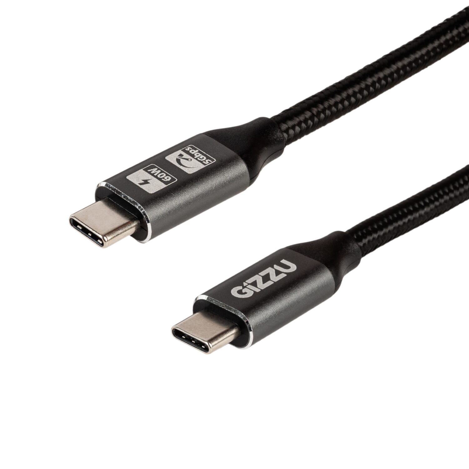 GCPCC0605G-01-wr-0.jpg GIZZU 60W 5Gbps Type-C 1m Cable - Image 1