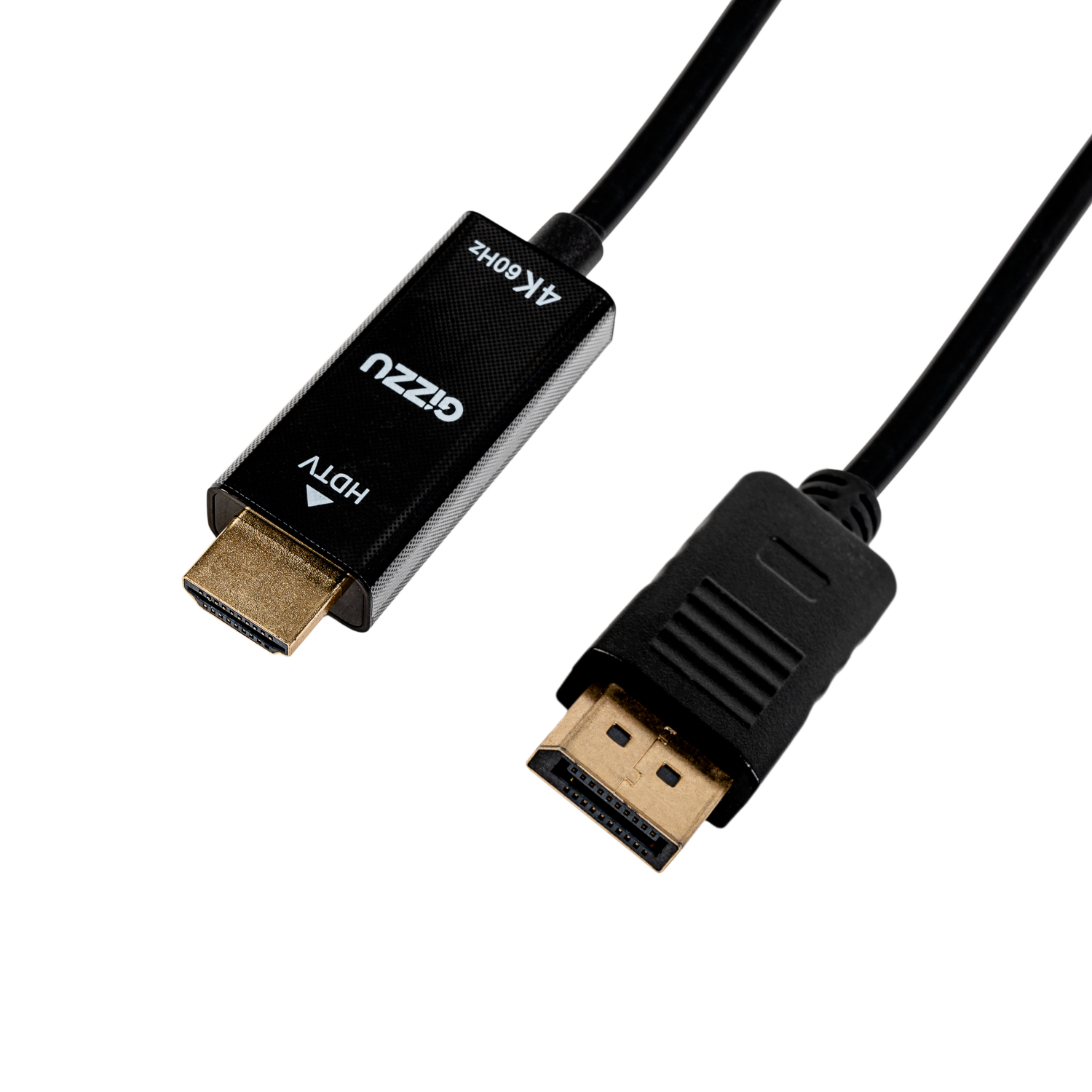 GCPDPH15_wr_01b.jpg Gizzu 4K60Hz DisplayPort to HDMI Cable 1.5m - Image 1