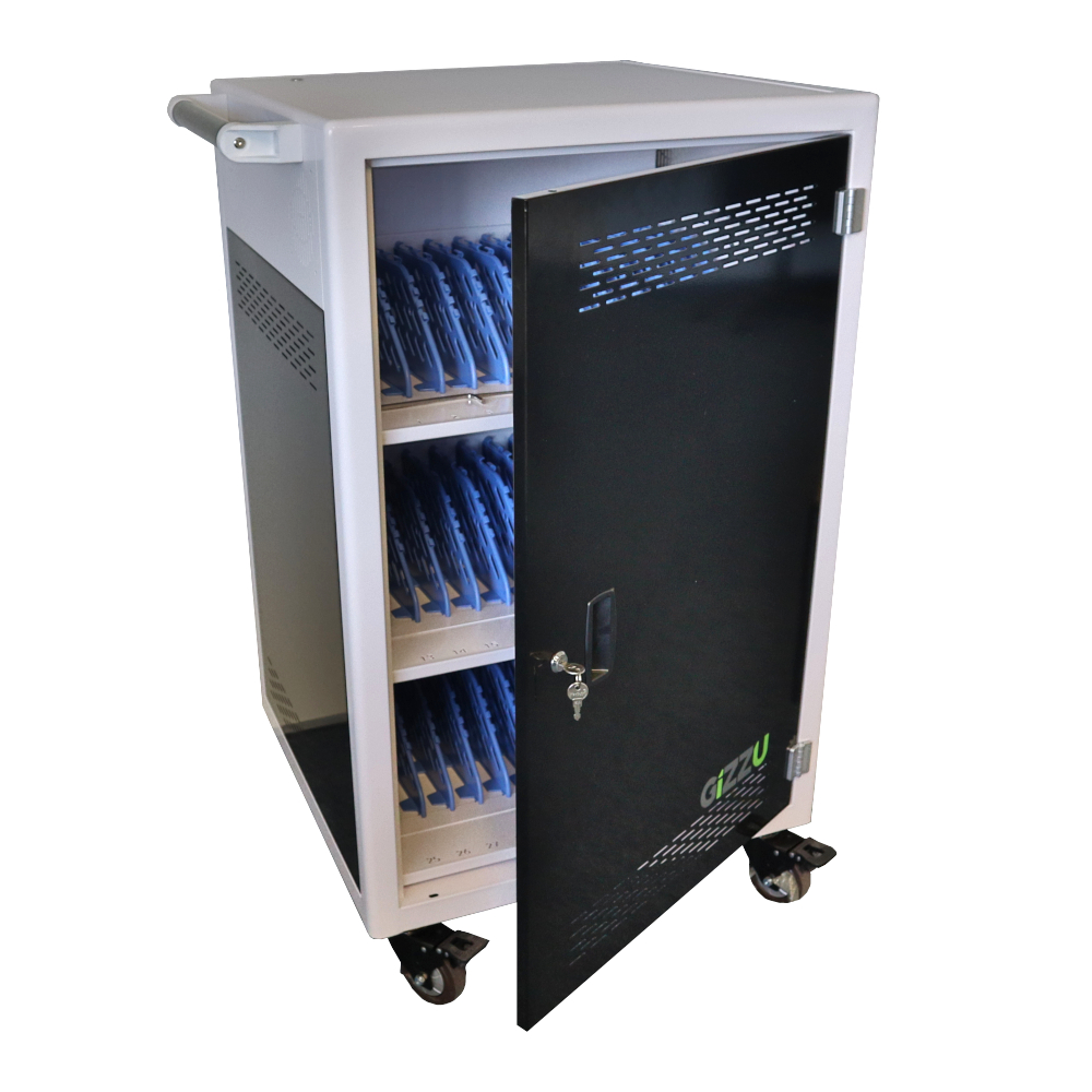 GCT36TC_wr_01.jpg Gizzu 36 Bay Type-C Storage Charging Trolley for 15.6" Laptops - Image 1