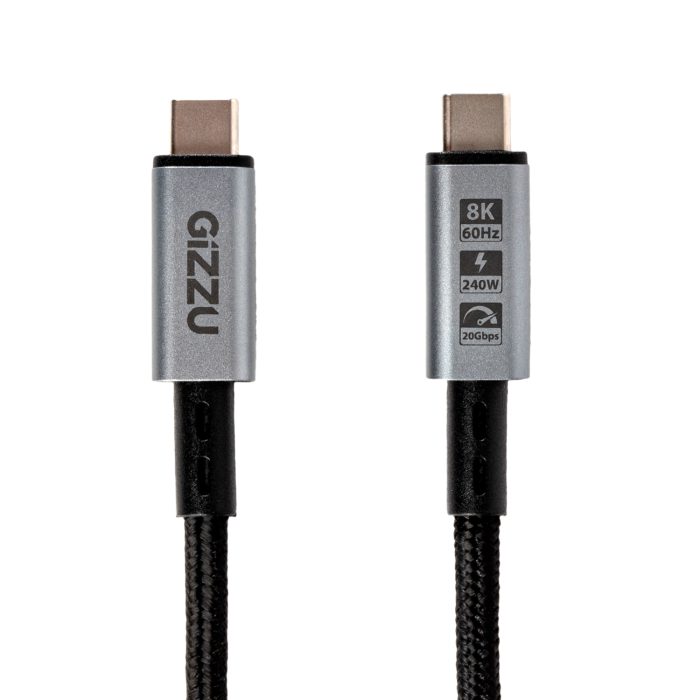 GIZZU 240W 20Gbps Type-C 2m Cable - Image 2