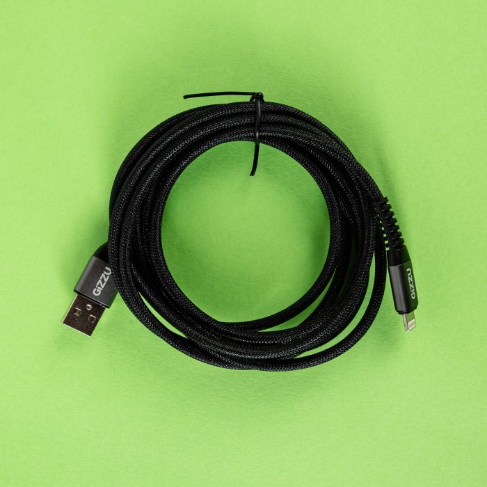 GIZZU 12W USB to Lightning 2m Cable - Image 3
