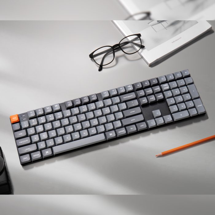 Keychron K5 Max QMK/VIA Full-sized Wireless Custom Mechanical Keyboard | RED Switches - Image 3