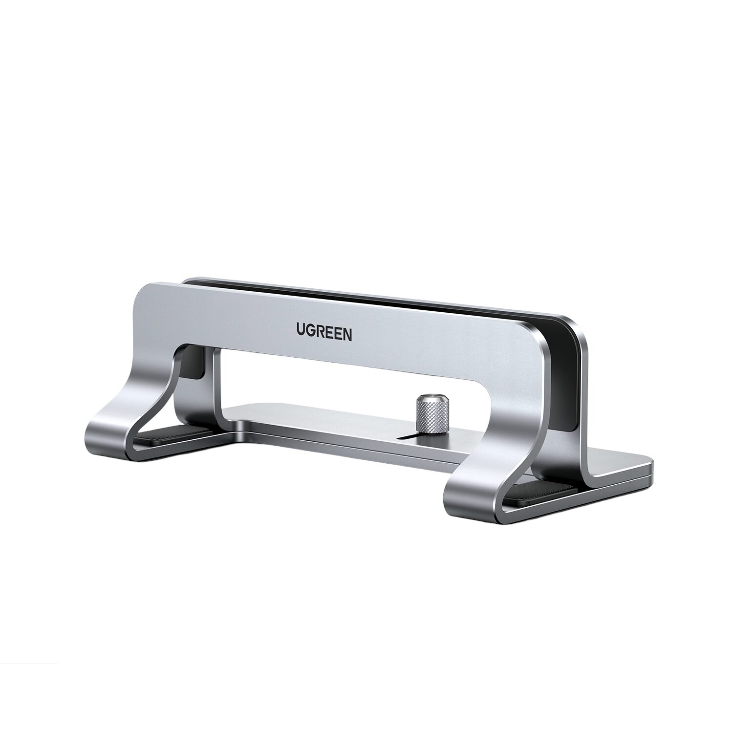 LP258-20471-wr-01.jpg UGREEN Vertical Aluminium Laptop Stand, with Extensible Slot - Image 1