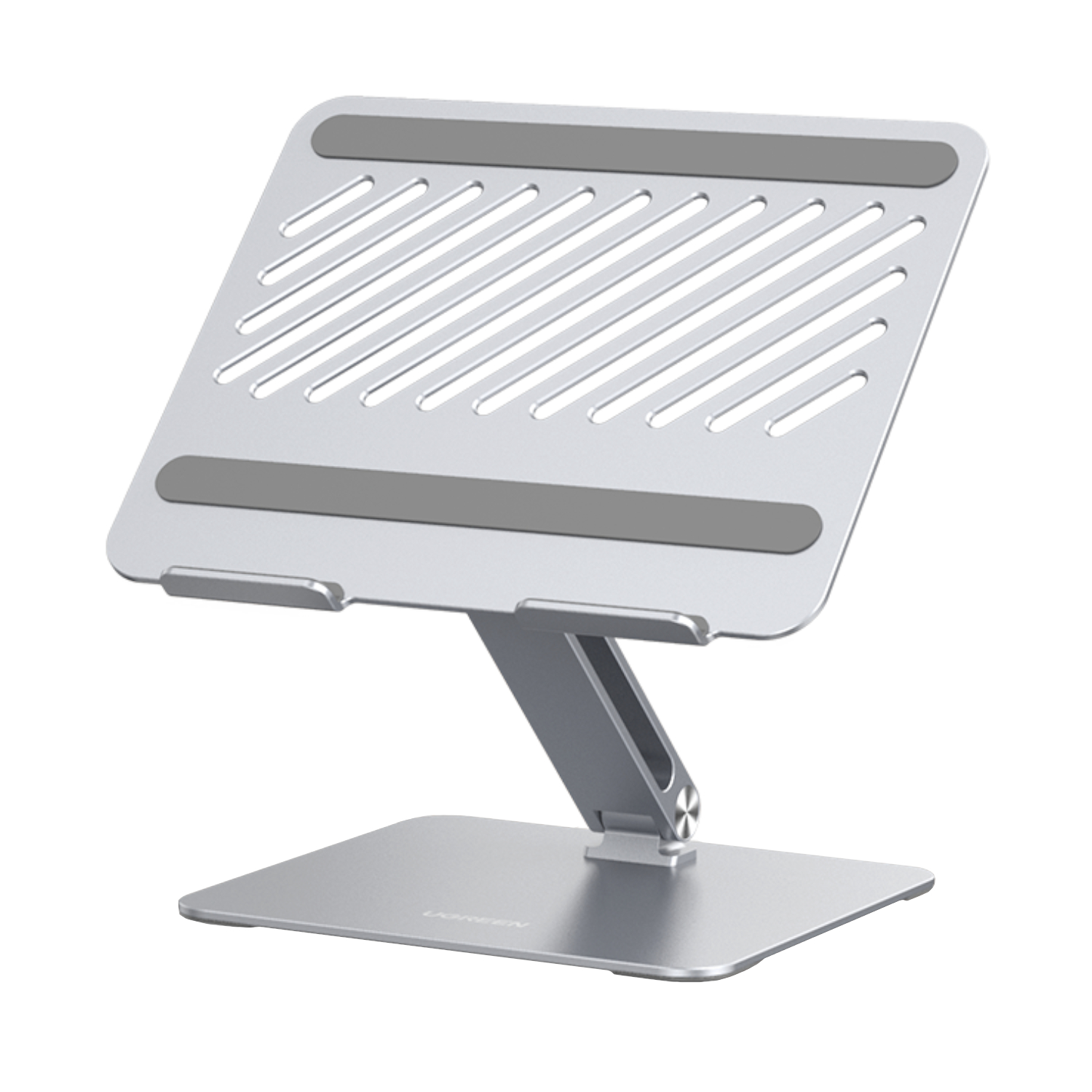 LP339-40291_UGreen-LP339-17.3-inch-Laptop-Stand_wr_01.jpg UGREEN Adjustable Laptop Stand (Silver) - Image 1