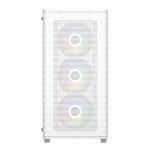 FSP M220 ATX Mid Tower Gaming Chassis - White - Image 2