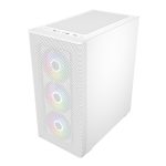 FSP M220 ATX Mid Tower Gaming Chassis - White - Image 3