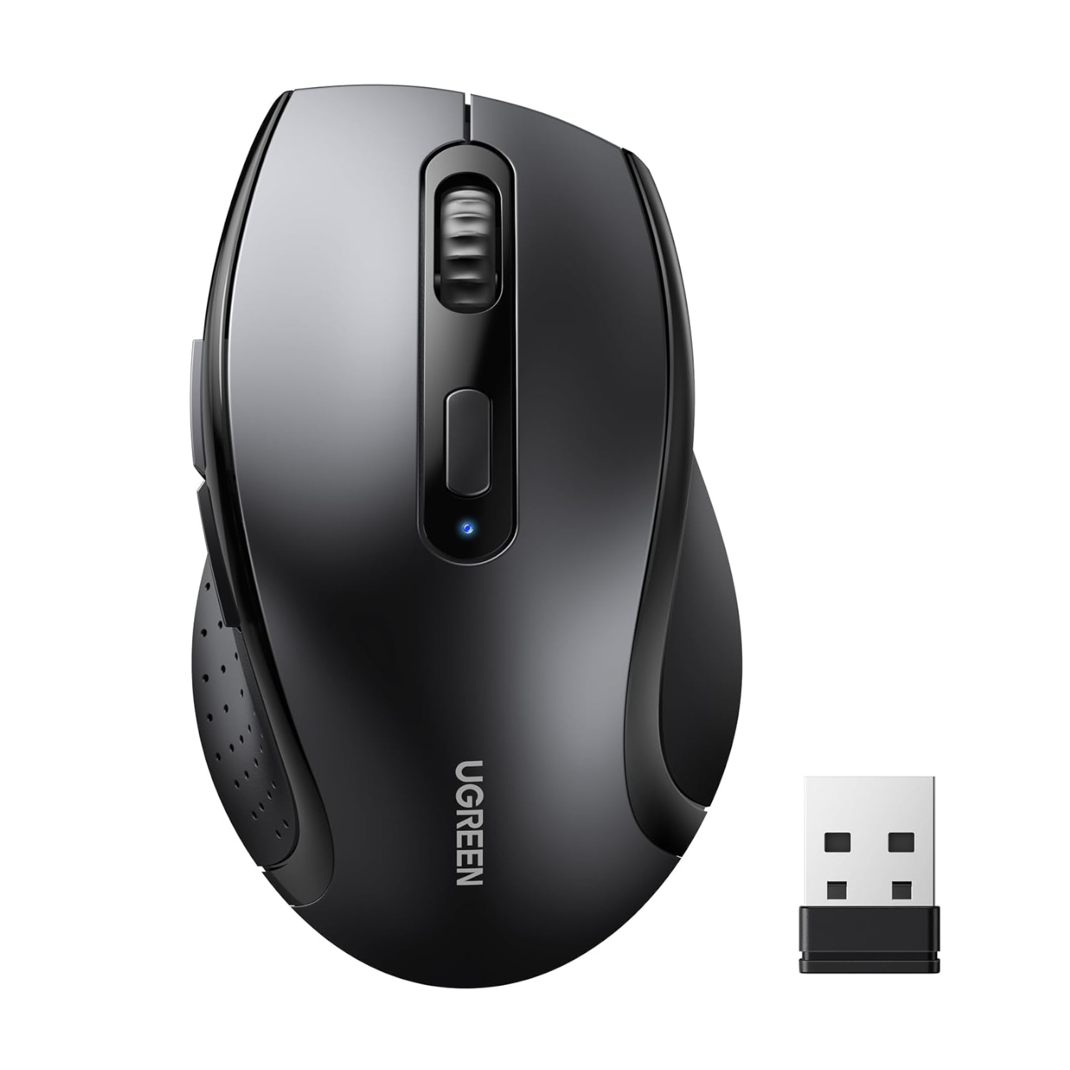 M511-45012_UGreen-M511-Ergonomic-2.4GHz-Wireless-Mouse-Black_wr_01a.jpg UGREEN M511 Ergonomic 2.4GHz Wireless Mouse - Black - Image 1