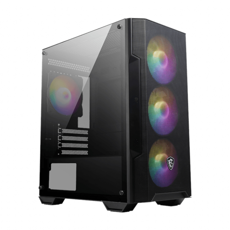 MAG-FORGE-M100A_wr_01.jpg MSI MAG FORGE M100A mATX RGB GAMING CASE - Image 1
