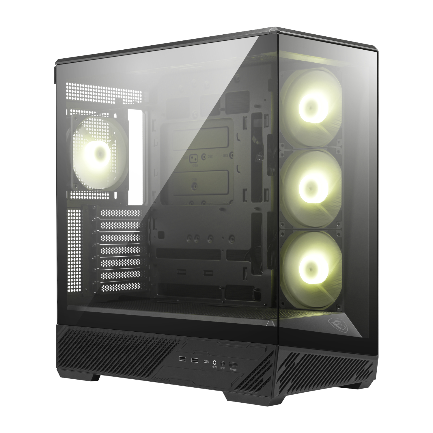 MAG-PANO-130R-PZ_MSI-MAG-PANO-130R-PZ-ATX-Gaming-Chassis-Black_wr_01.jpg MSI MAG PANO 130R PZ ATX Gaming Chassis - Black - Image 1