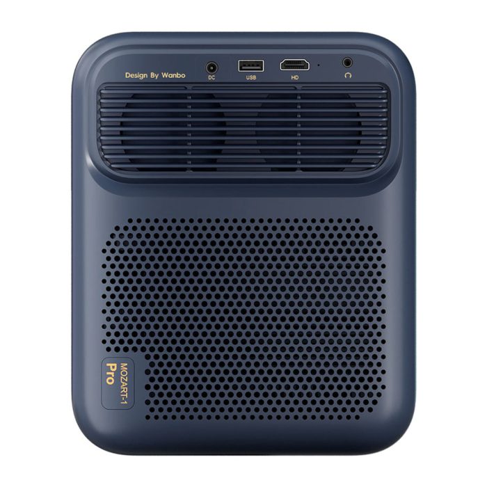 WANBO MOZART 1 PRO 1080P 900ANSI Android 11 Smart Home Theatre Projector - Dark Blue - Image 3