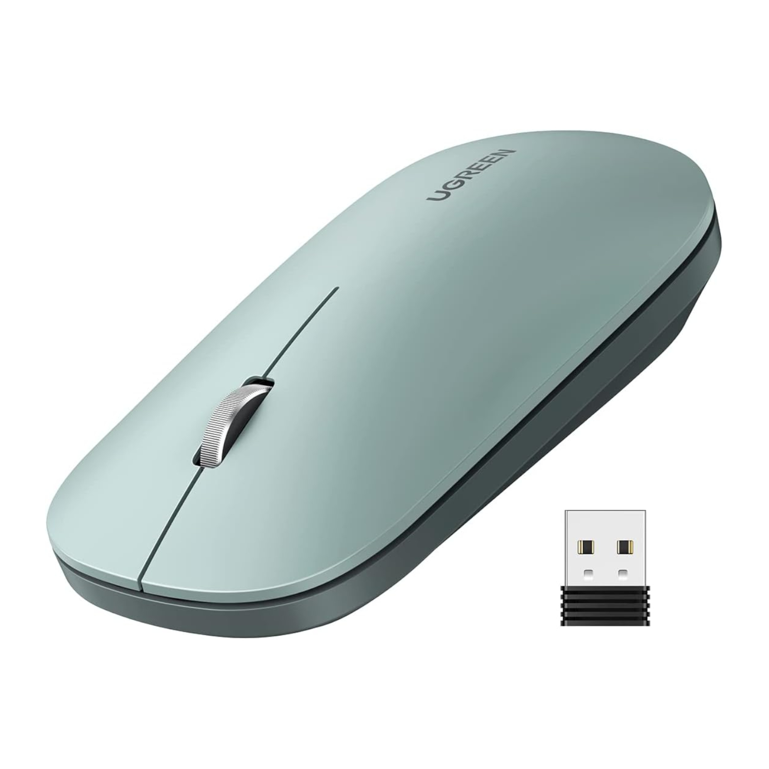 MU001-90374_UGreen-Portable-2.4GHz-Wireless-Mouse-Green_wr_01.jpg UGREEN Portable 2.4GHz Wireless Mouse - Green - Image 1