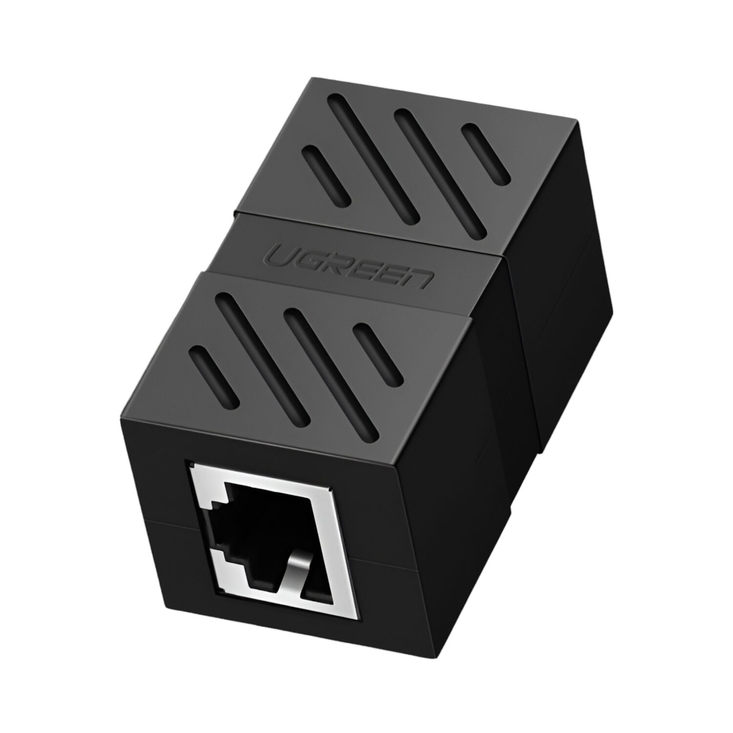 NW114-20311-wr-04.jpg UGREEN RJ45 1Gbps Ethernet Cable Extender Adapter - Black - Image 1