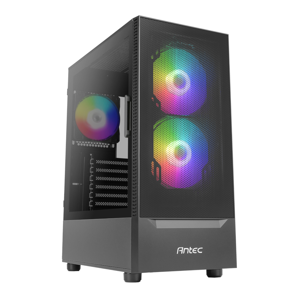 NX410-V2_wr_01.jpg Antec NX410 V2 ATX | Micro-ATX | ITX ARGB Mid-Tower Gaming Chassis - Black - Image 1