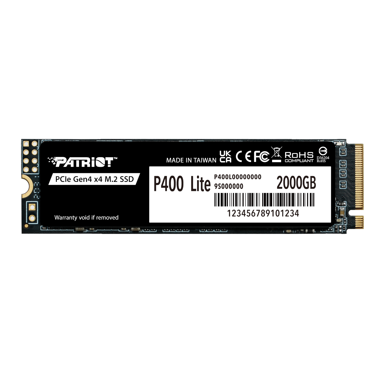 P400LP2KGM28H_Patriot-P400-Lite-2TB-M.2-PCIe-Gen-4-x4-NVMe-SSD_wr_01.jpg Patriot P400 Lite 2TB M.2 PCIe Gen 4 x4 NVMe SSD - Image 1