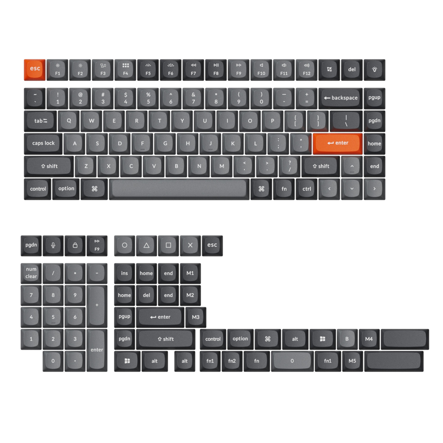 PBT-51_Keychron-Double-Shot-PBT-OSA-Full-Set-Keycap-Set-Grey_wr_01a.jpg Keychron Double-Shot PBT OSA Keycap Set - Grey - Image 1
