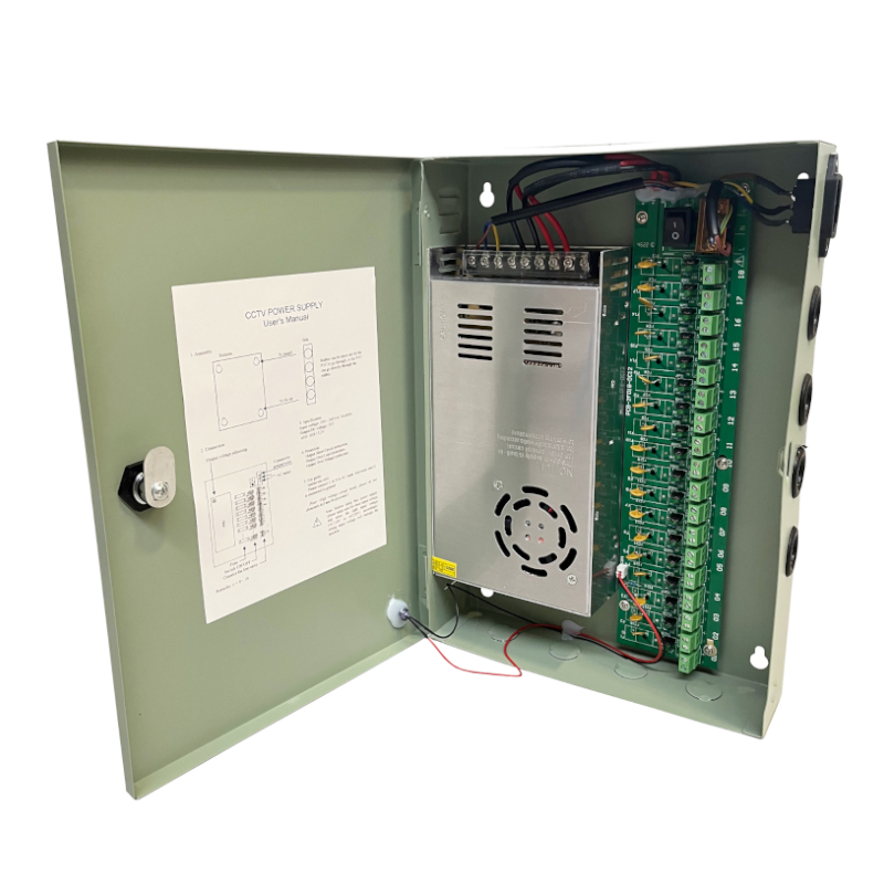 PCS-300-18M_wr_01a.jpg PD Power 18CH PSU 12V 25A PTC - Image 1