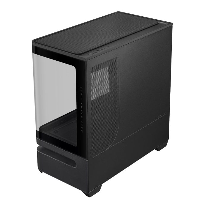 Asus Prime AP202 ARGB Curved Tempered Glass Micro-ATX Chassis – Black - Image 6