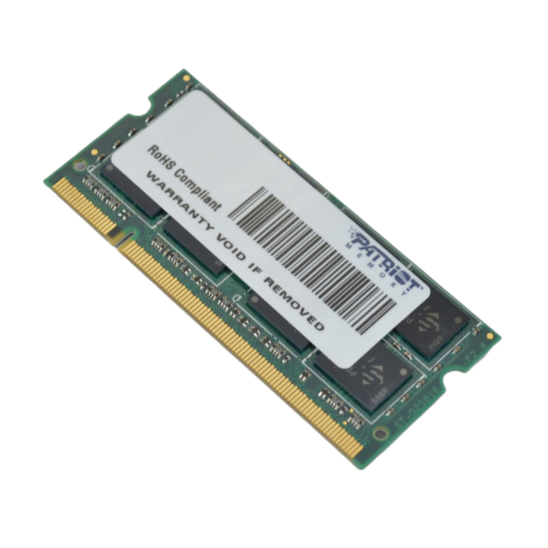 PSD22G8002S_wr_01b.jpg Patriot Signature Line 2GB 800MHz DDR2 Dual Rank SODIMM Notebook Memory - Image 1