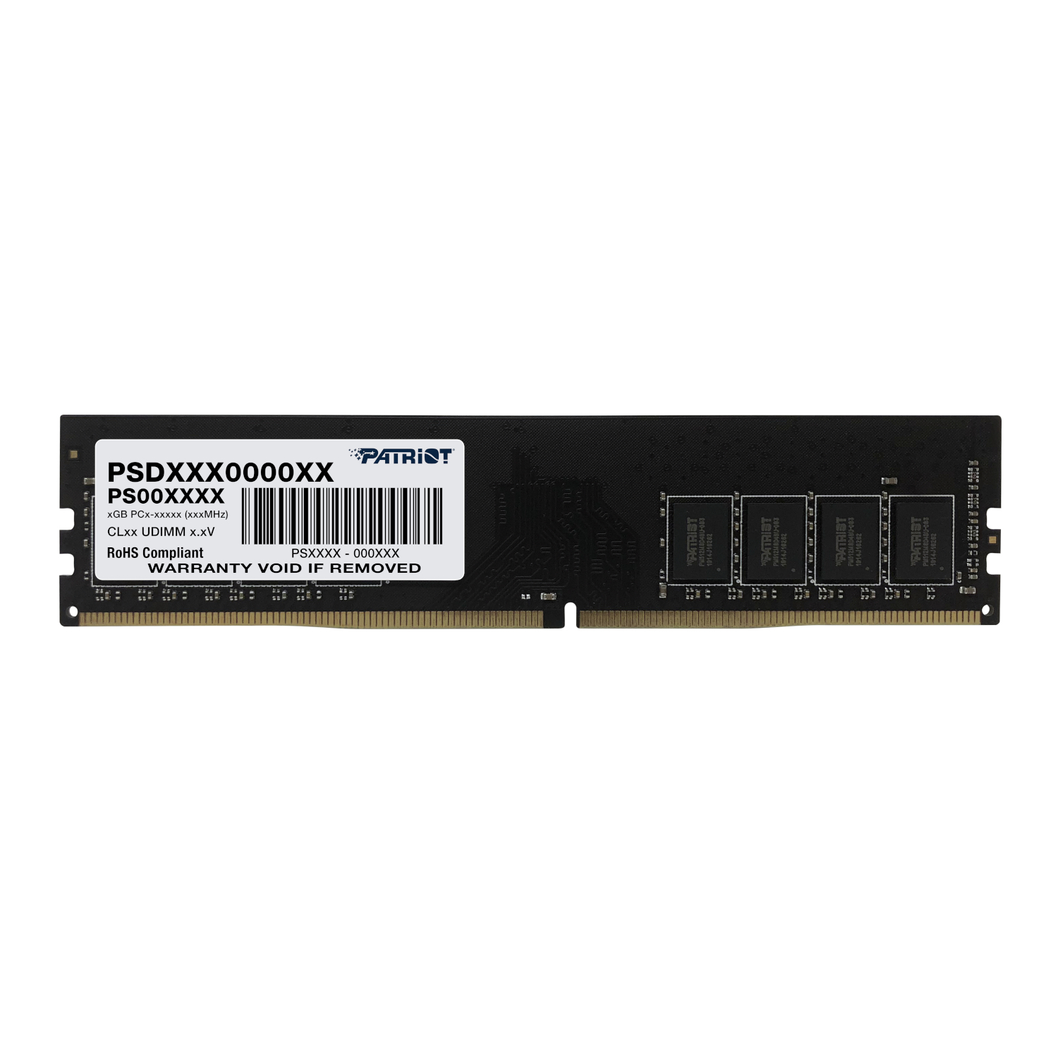 PSD48G320081_Patriot-Signature-Line-DDR4-8GB-3200MHz-Single-Rank-UDIMM-Black_wr_01.jpg Patriot Signature Line 8GB DDR4 3200MHz Desktop Memory - Image 1