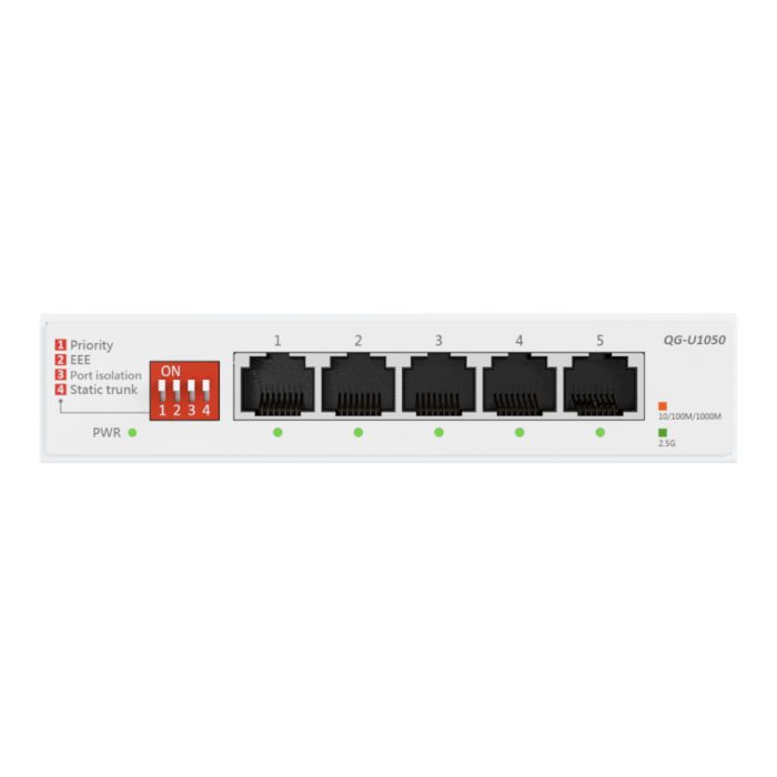 ASUS 5×2.5G Unmanaged Network Switch – White - Image 3